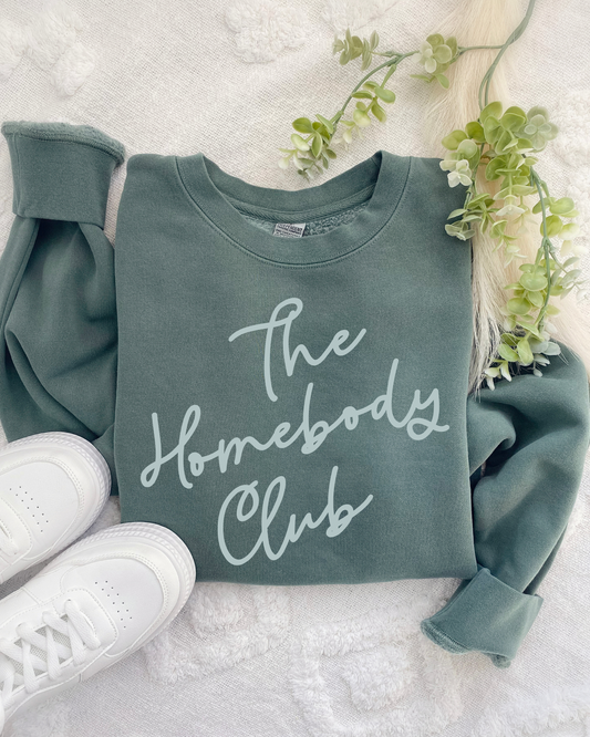 HOMEBODY CLUB - CREWNECK SWEATSHIRT