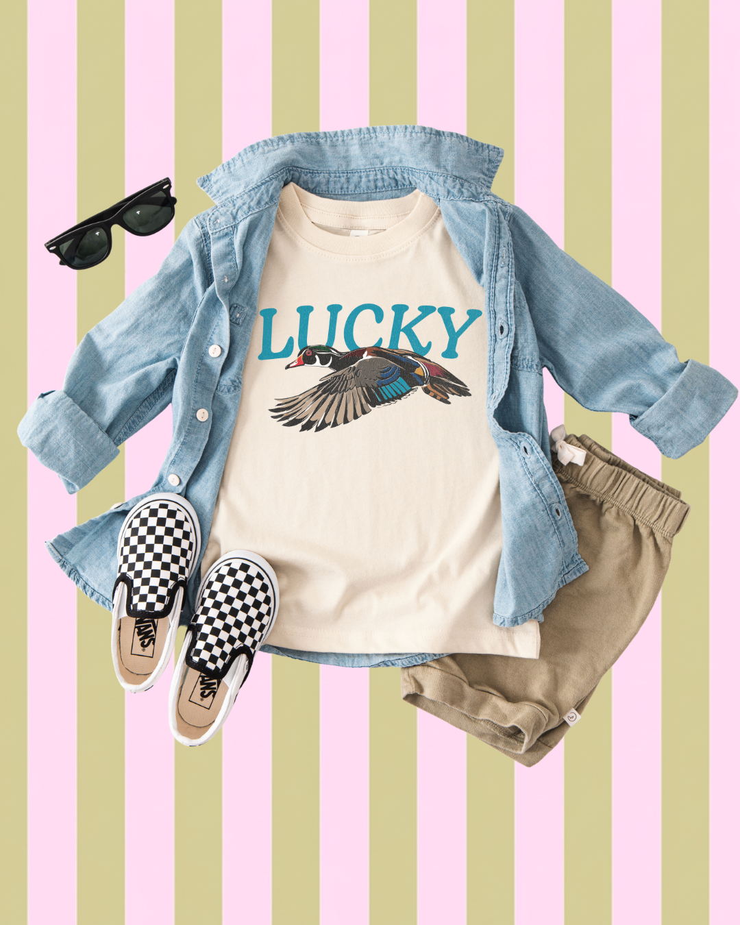 LUCKY DUCK - KIDS TSHIRT