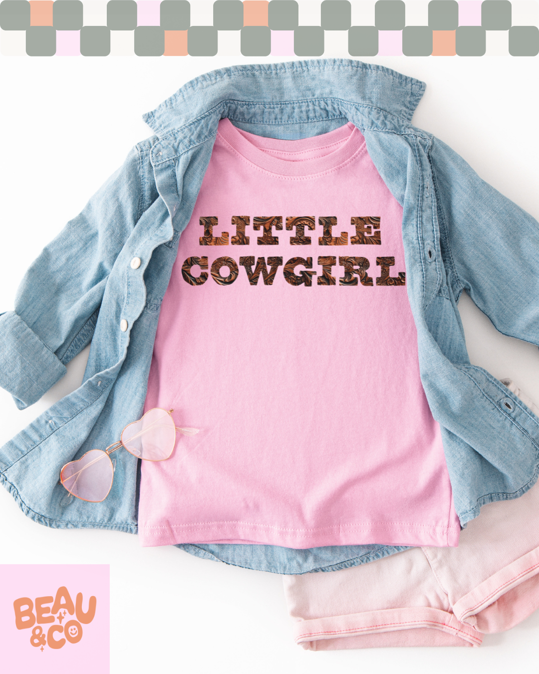 LITTLE COWGIRL - KIDS TSHIRT