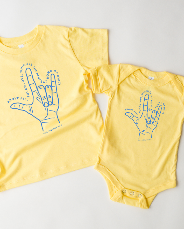 COLOSSIANS 3:14 - KIDS TSHIRT