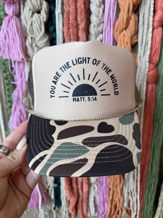 LIGHT OF THE WORLD - TRUCKER HAT