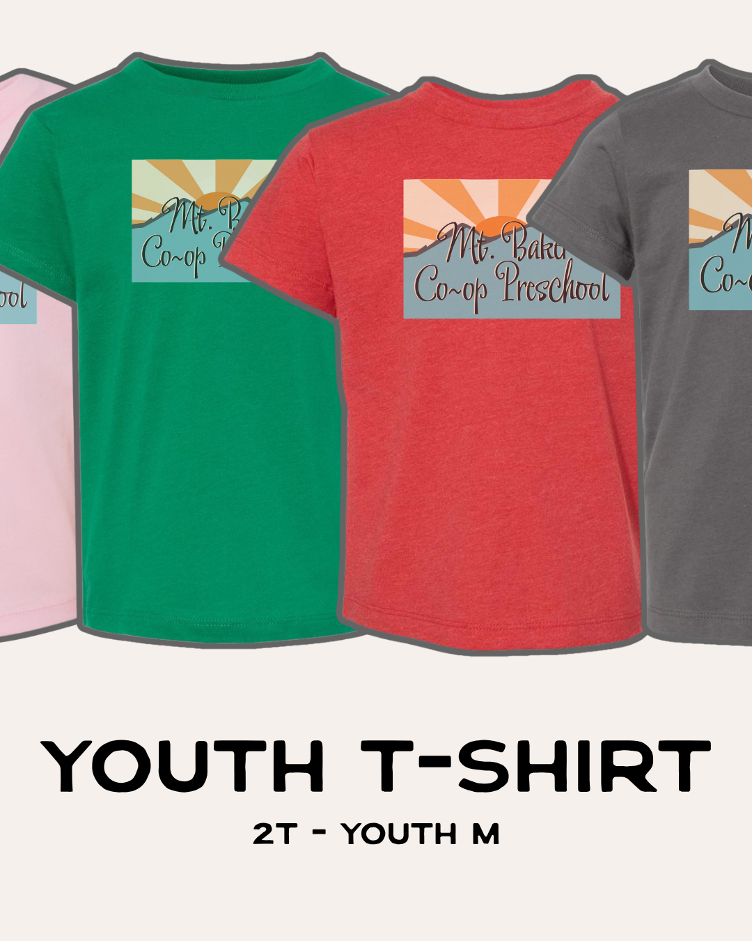 MT. BAKER CO-OP PRESCHOOL - YOUTH TSHIRT