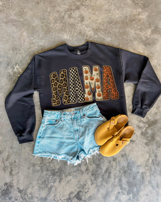 FALL VIBES MAMA - CREWNECK SWEATSHIRT