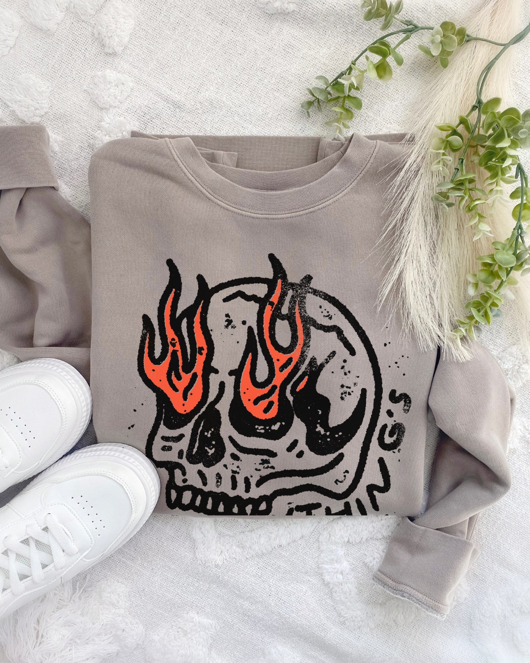 EVERYTHING'S FINE 💀- SWEATSHIRT