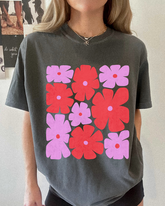 MOD FLOWERS - TSHIRT