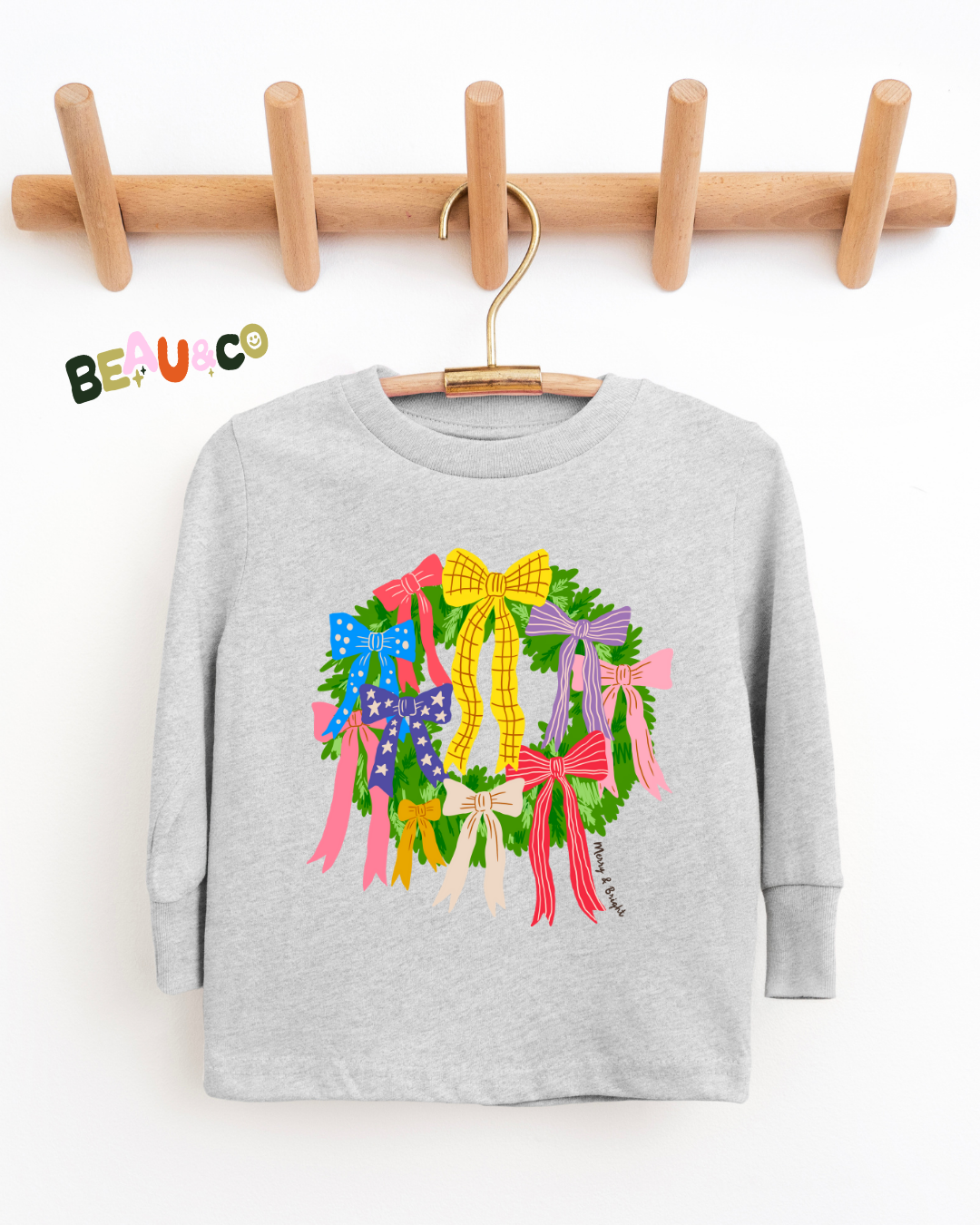 COQUETTE WREATH - KIDS LONG SLEEVE