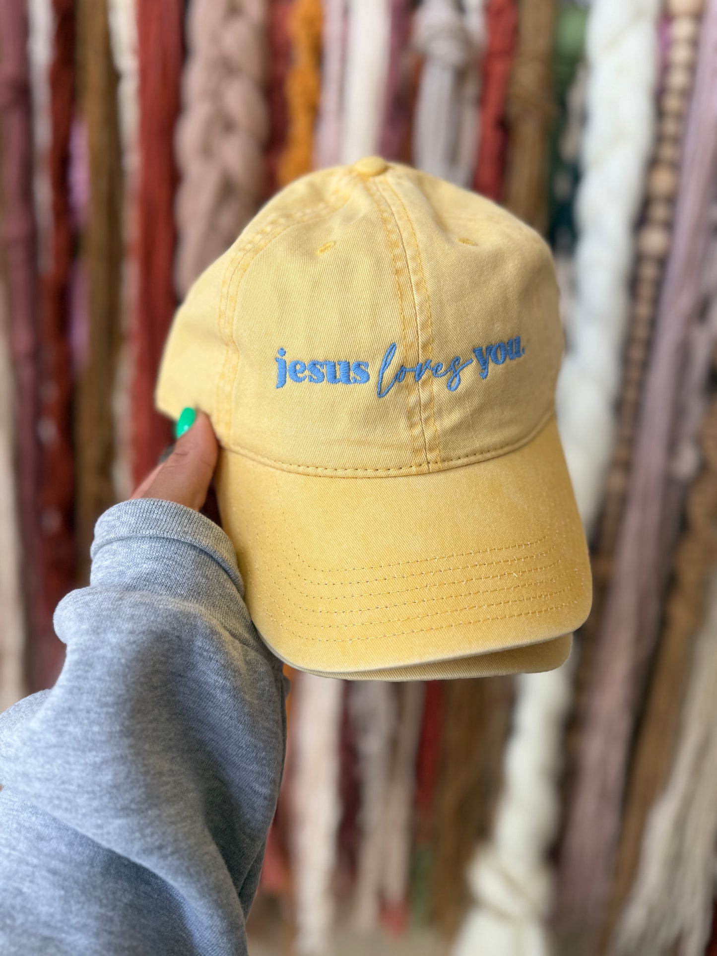 JESUS LOVES YOU - EMBROIDERED DAD HAT