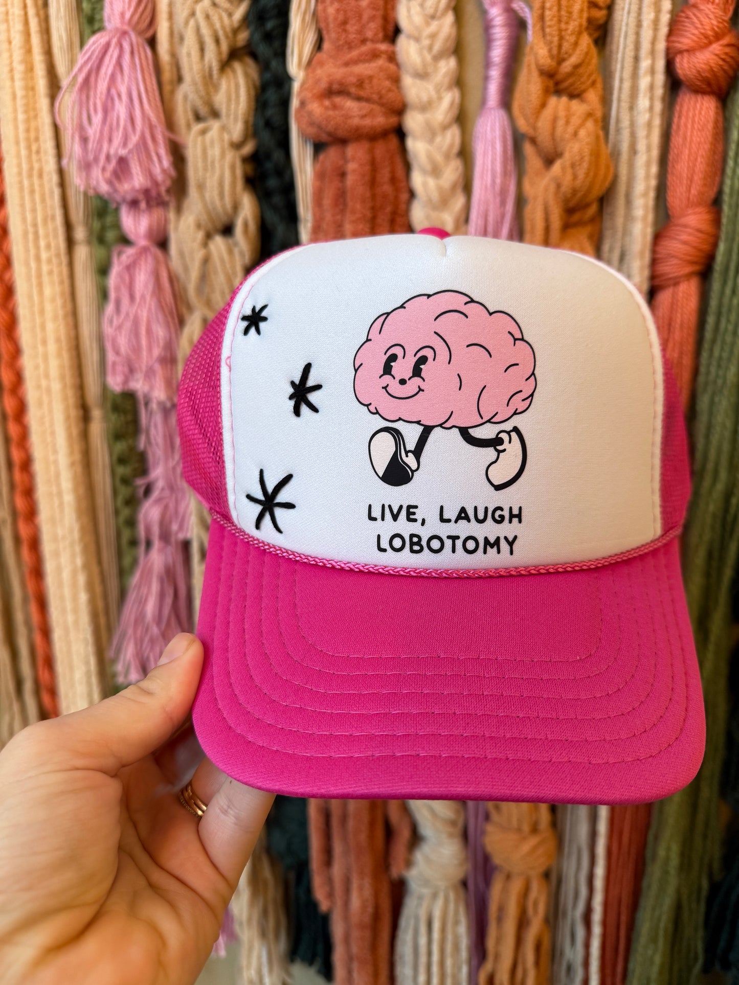 LIVE, LAUGH, LOBOTOMY - RTS TRUCKER HAT