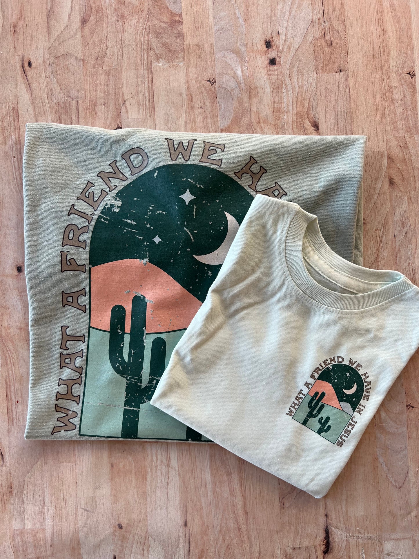 WHAT A FRIEND WE HAVE IN JESUS - KIDS TSHIRT