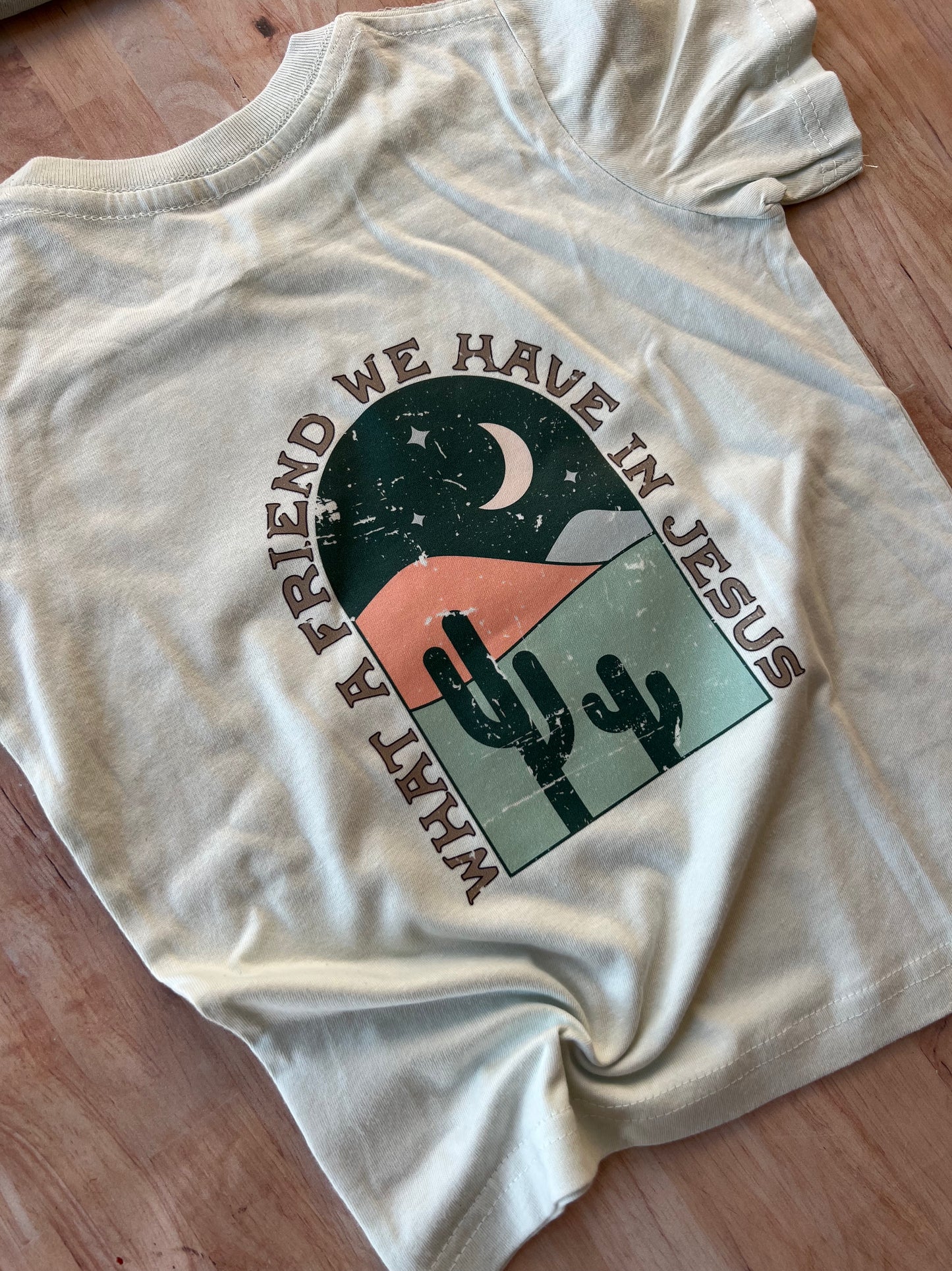 WHAT A FRIEND WE HAVE IN JESUS - KIDS TSHIRT