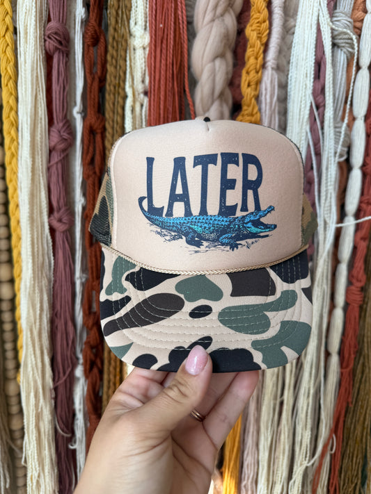 LATER GATOR - TRUCKER HAT