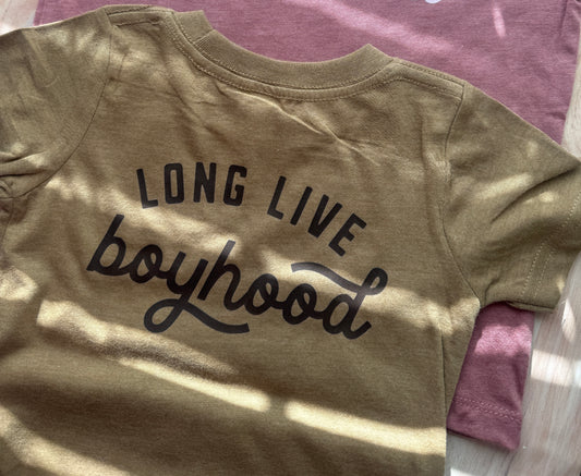 LONG LIVE BOYHOOD - KIDS TSHIRT