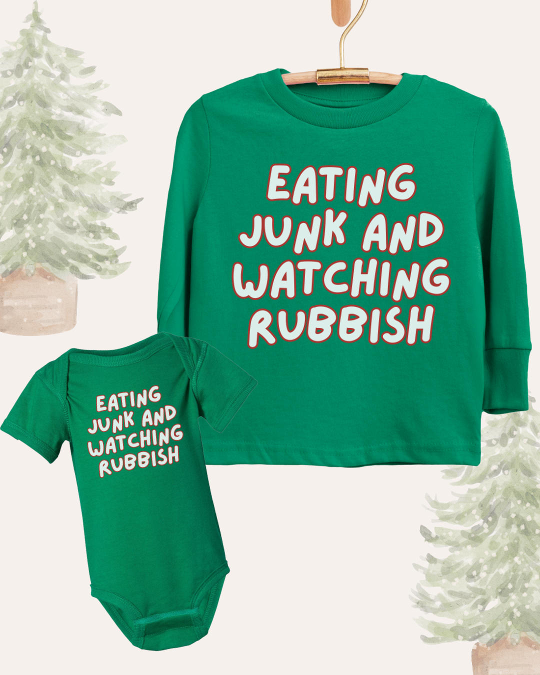 WATCHING RUBBISH - KIDS LONG SLEEVE