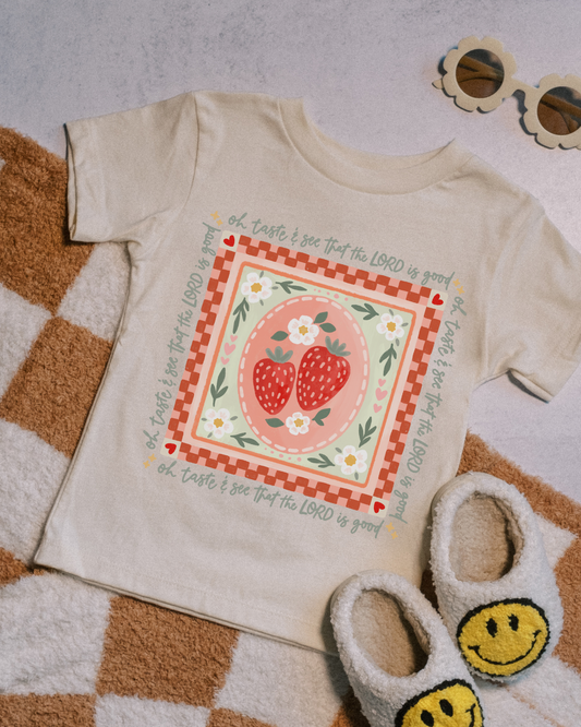 TASTE & SEE 🍓✝️ - KIDS TSHIRT