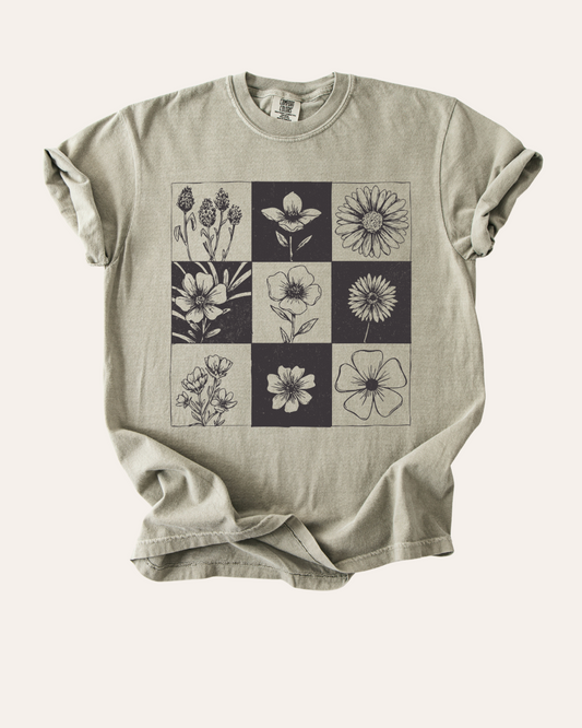 CHECKERED FLOWERS