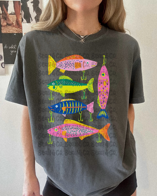 HERE FISHY FISHY - TSHIRT
