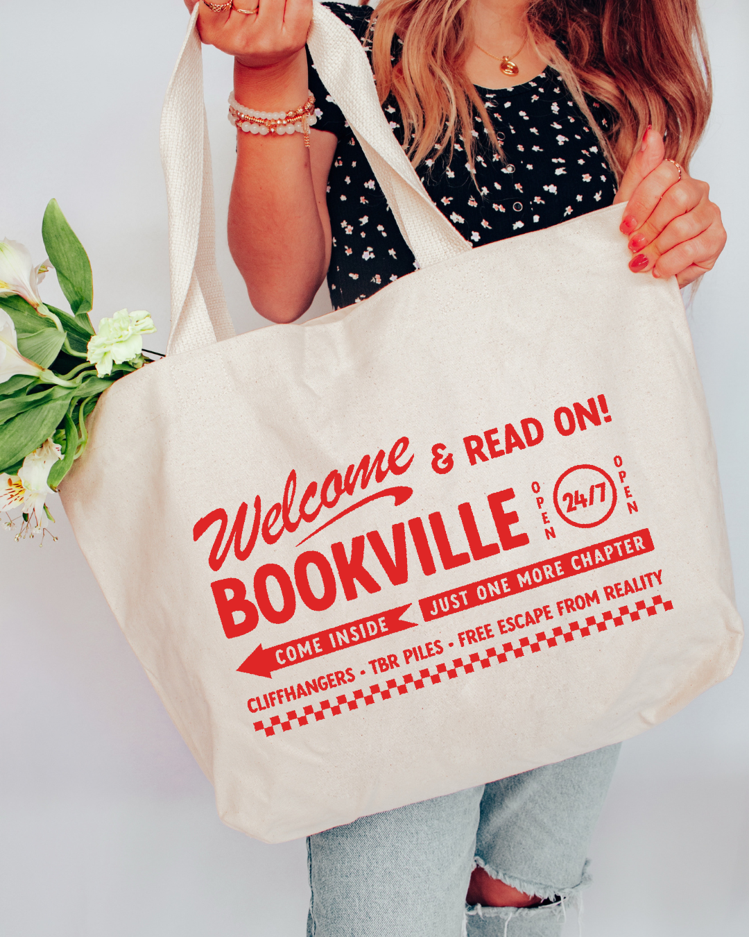 BOOKVILLE - OVERSIZED TOTE BAG