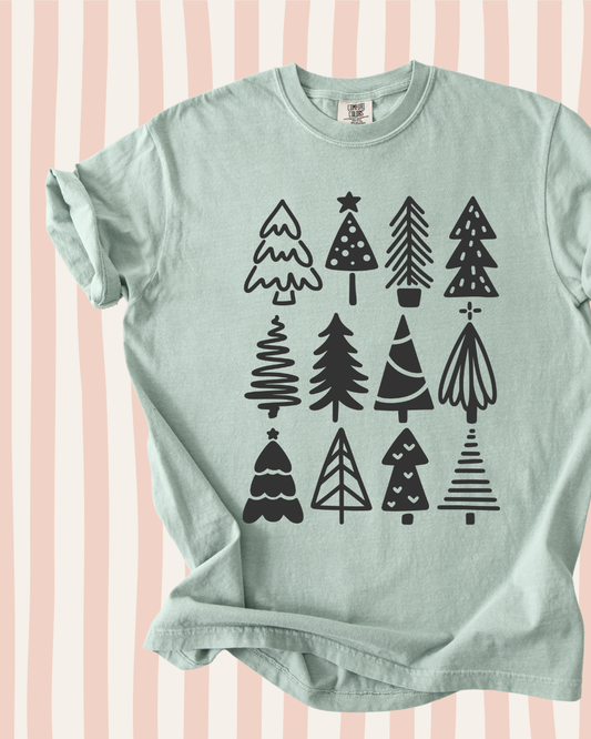 DOODLE TREES - TSHIRT