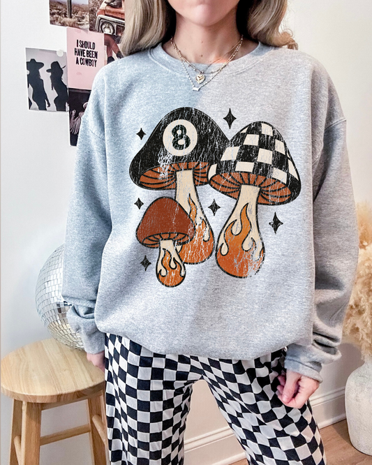 MILLENNIAL MUSHIES - CREWNECK SWEATSHIRT