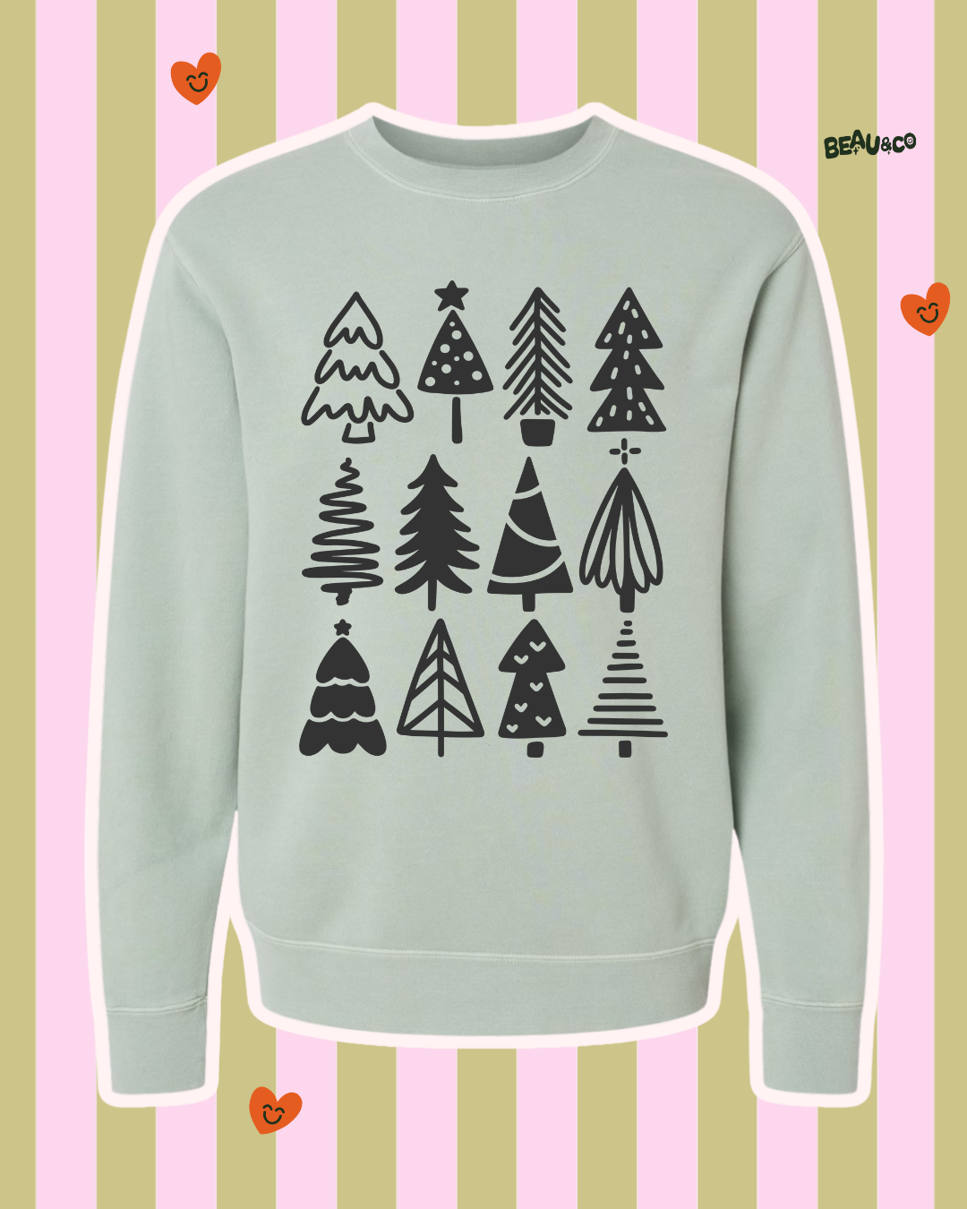 DOODLE TREES - SWEATSHIRT