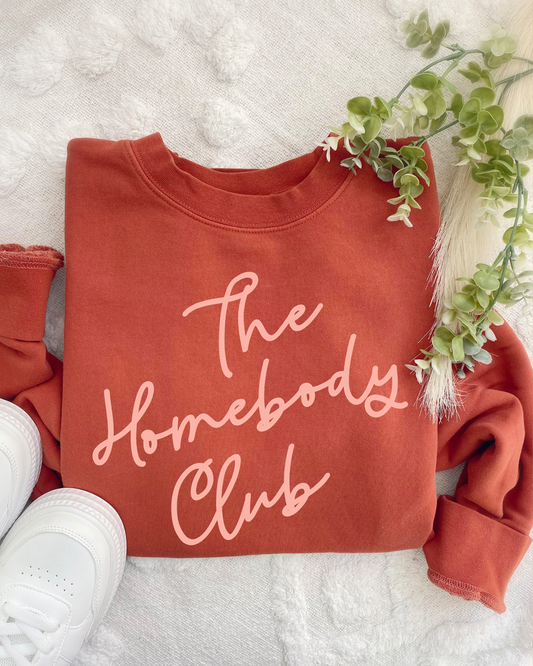 HOMEBODY CLUB - CREWNECK SWEATSHIRT