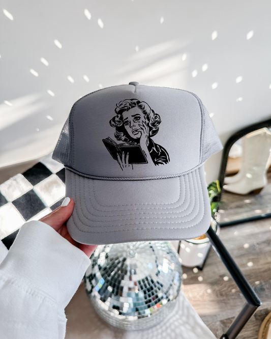 CRYING OVER BOOKS - TRUCKER HAT
