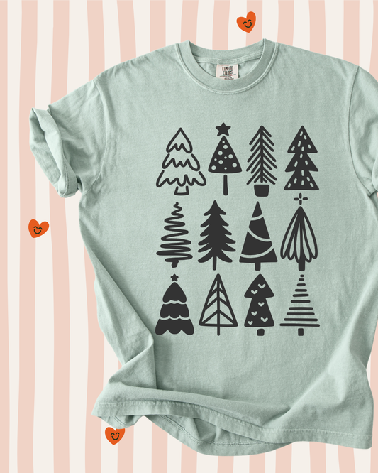 DOODLE TREES - TSHIRT