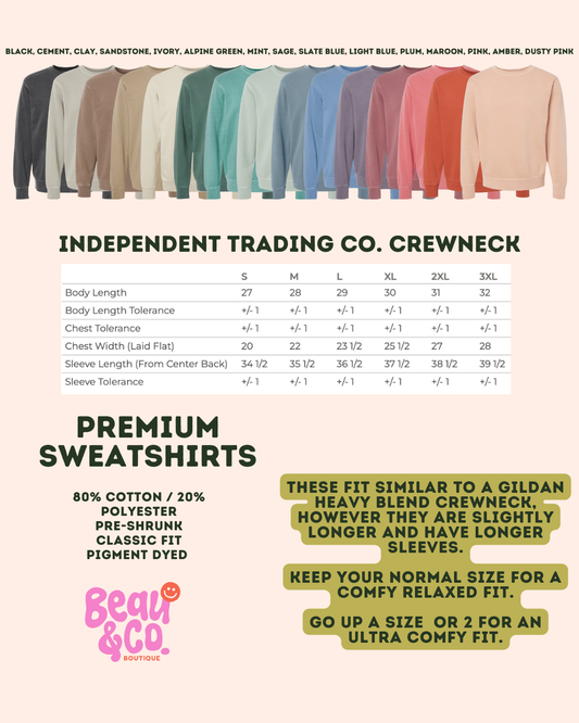 HOMEBODY CLUB - CREWNECK SWEATSHIRT