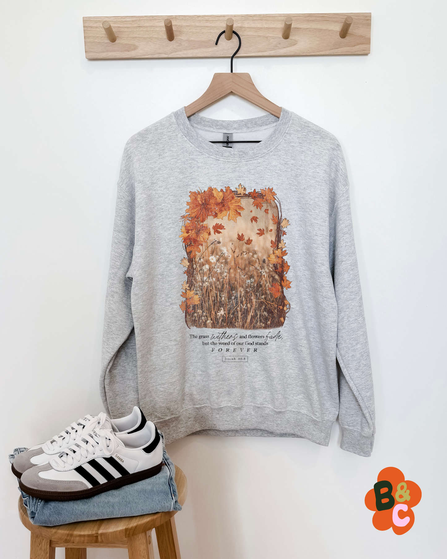 ISAIAH 40:8 - CREWNECK SWEATSHIRT