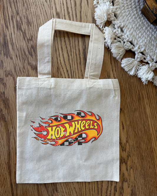 RACE CARS - TINY TOTE BAG