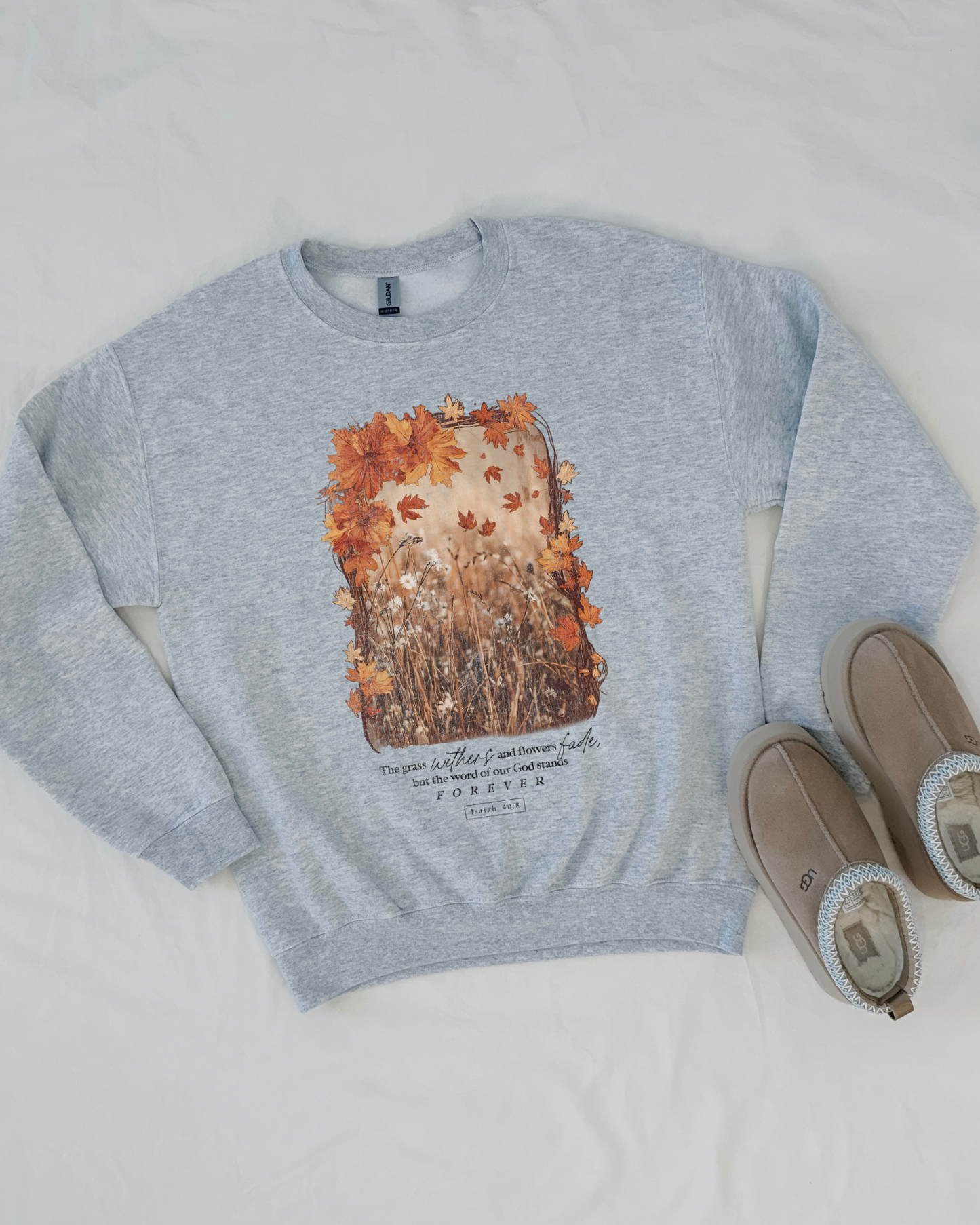 ISAIAH 40:8 - CREWNECK SWEATSHIRT