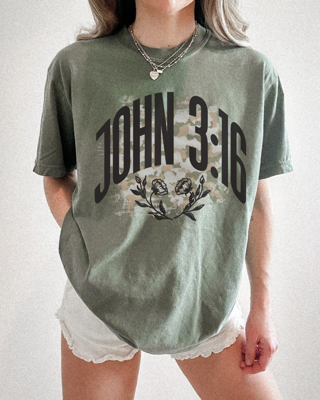 JOHN 3:16 FLORAL