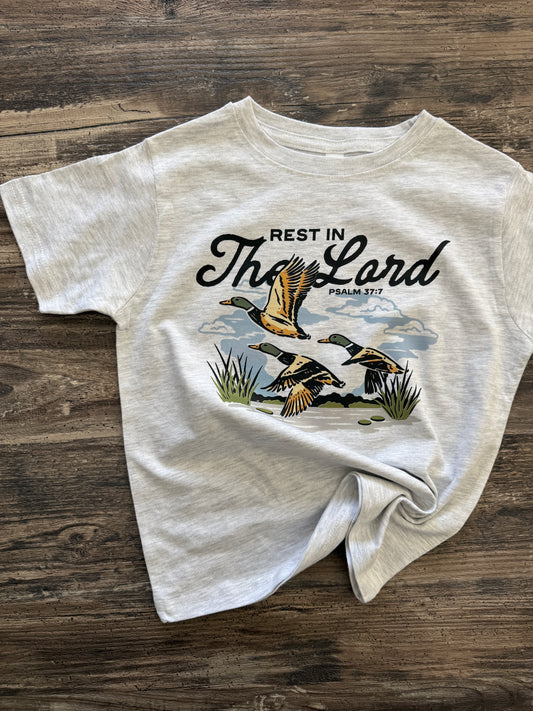 REST IN THE LORD - KIDS TSHIRT