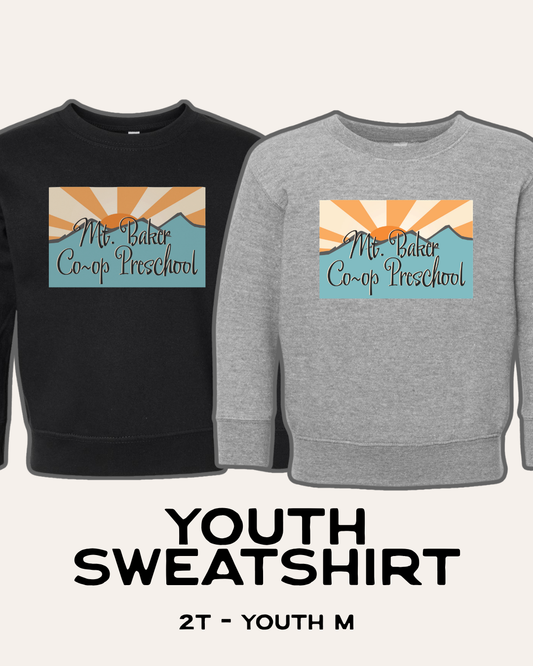MT. BAKER CO-OP PRESCHOOL - YOUTH SWEATSHIRT