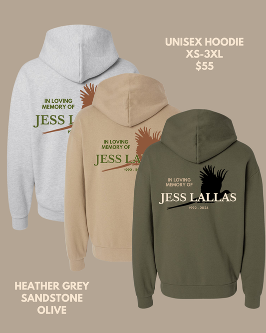 JESS LALLAS MEMORIAL APPAREL - UNISEX SWEATSHIRTS