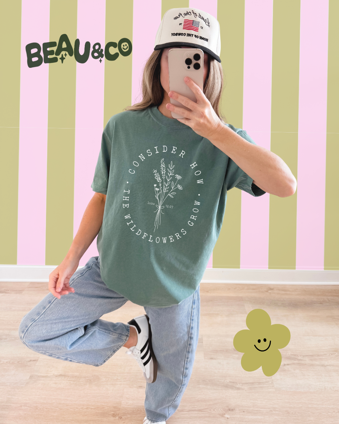 CONSIDER HOW THE WILDFLOWERS GROW - TSHIRT