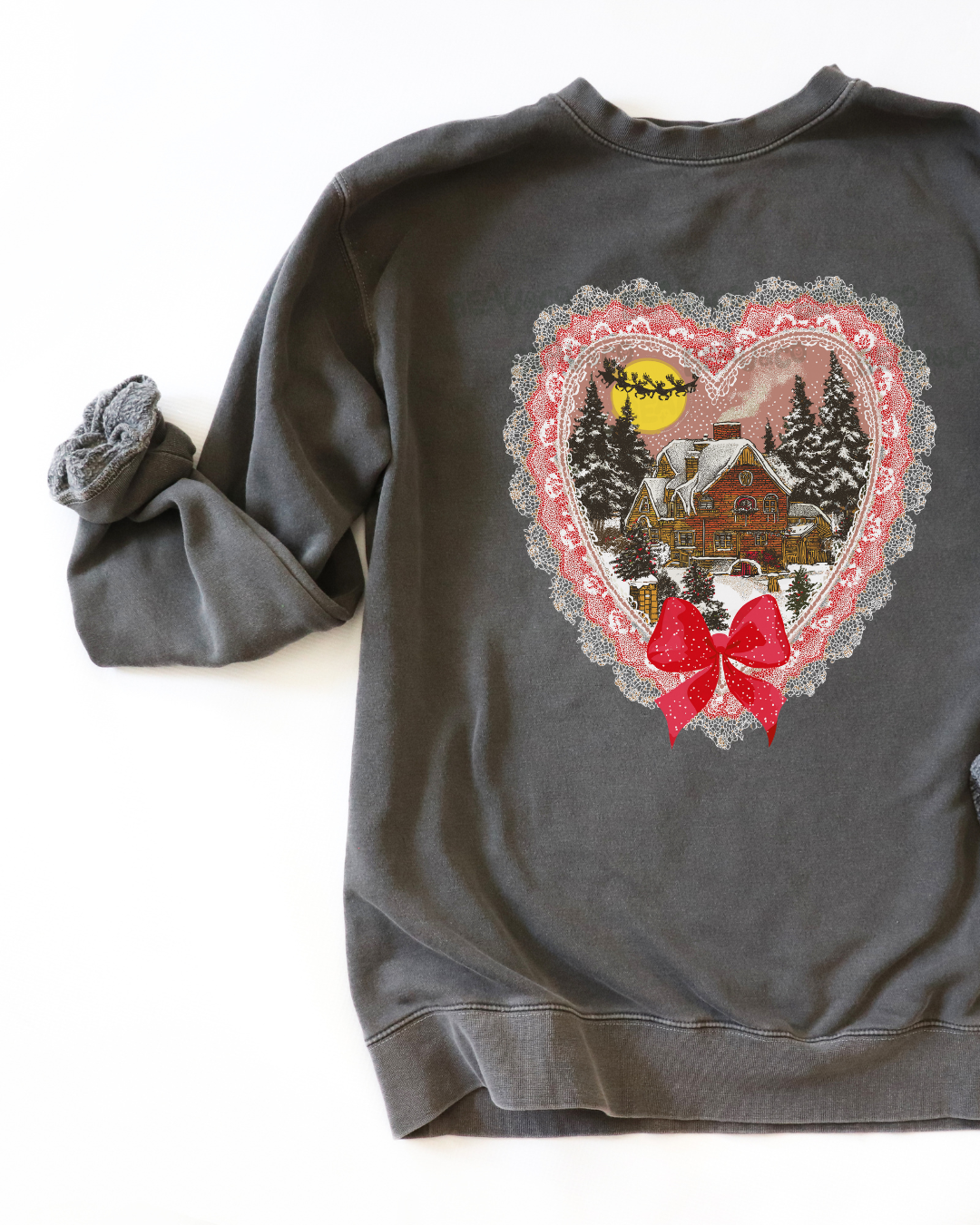 LACE HEART - SWEATSHIRT