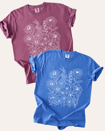 FINE FLORAL - TSHIRT