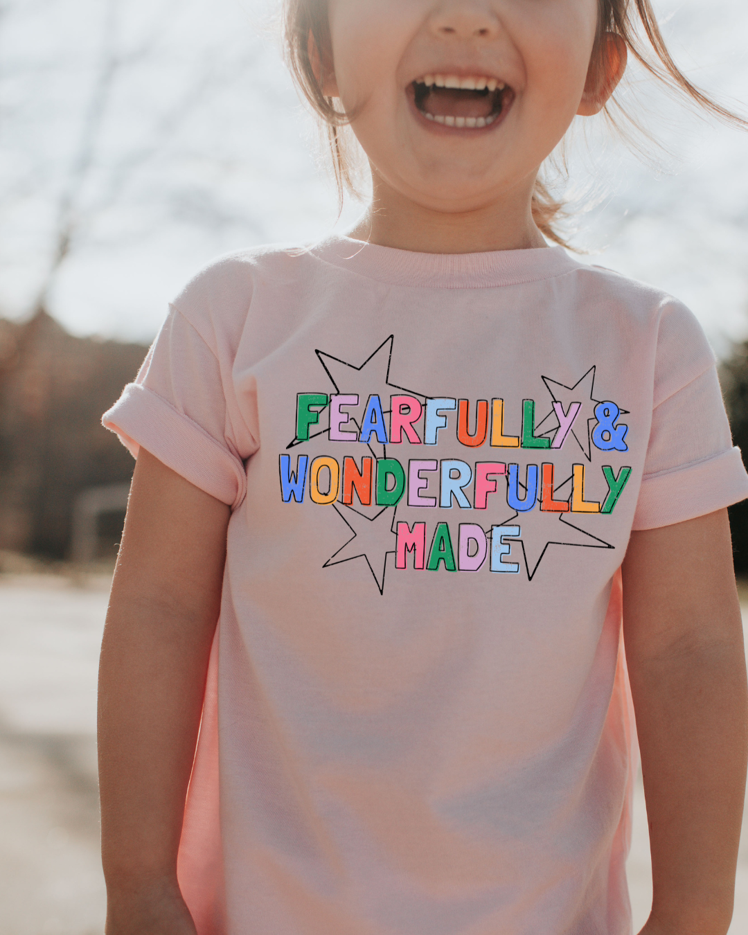 FEARFULLY AND WONDERFULLY MADE - KIDS TSHIRT