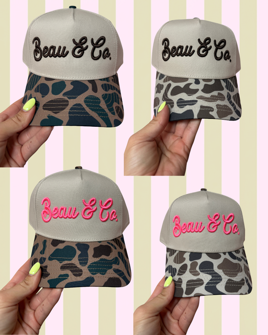DUCK CAMO PUFF - CANVAS HAT