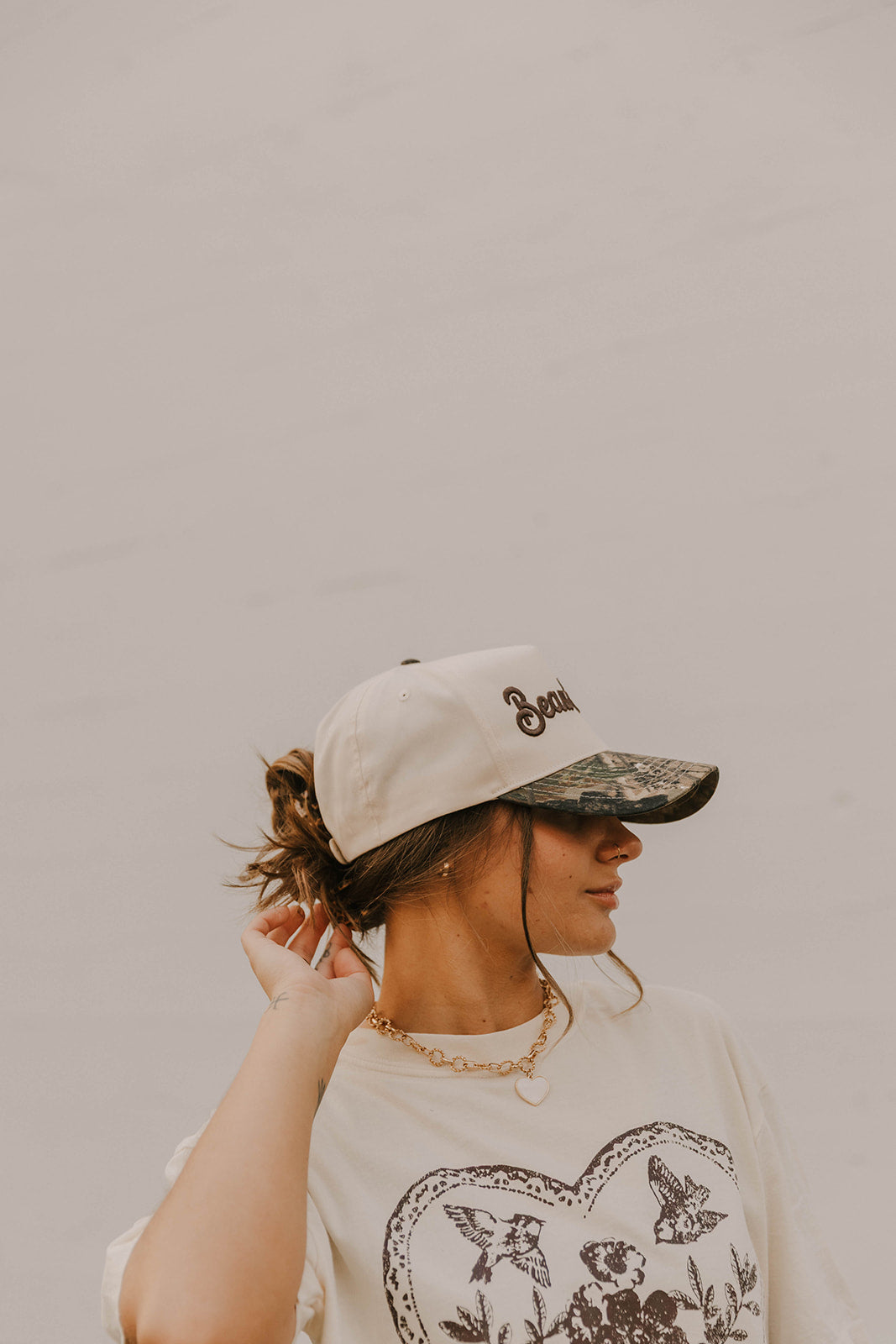 BEAU & CO. CAMO PUFF - CANVAS HAT