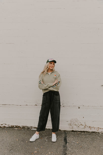 WASHED BARREL PANT