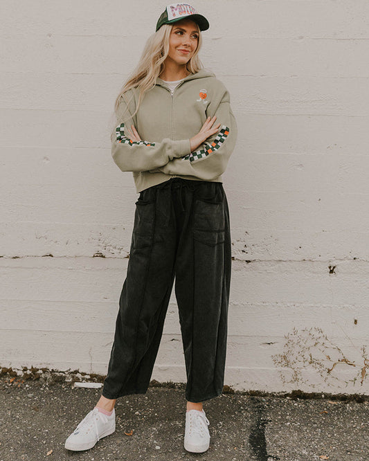 WASHED BARREL PANT