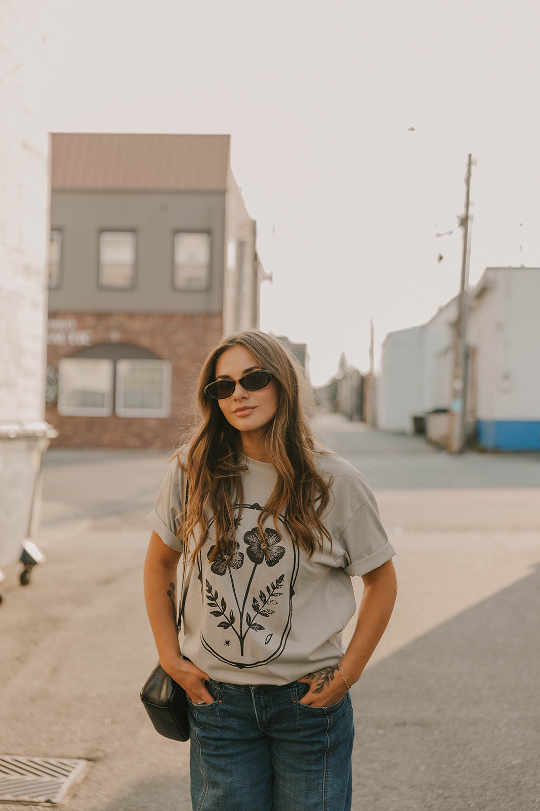 FLORAL STAMPS - PREMIUM TSHIRT