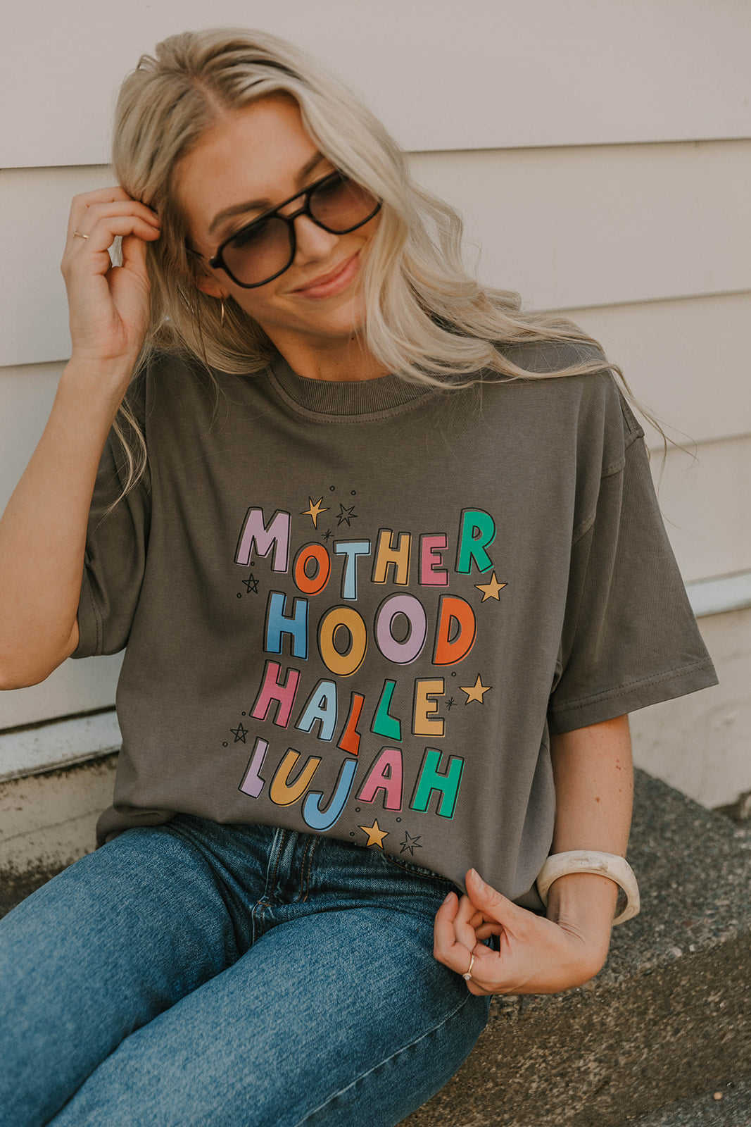 MOTHERHOOD HALLELUJAH - PREMIUM TSHIRT