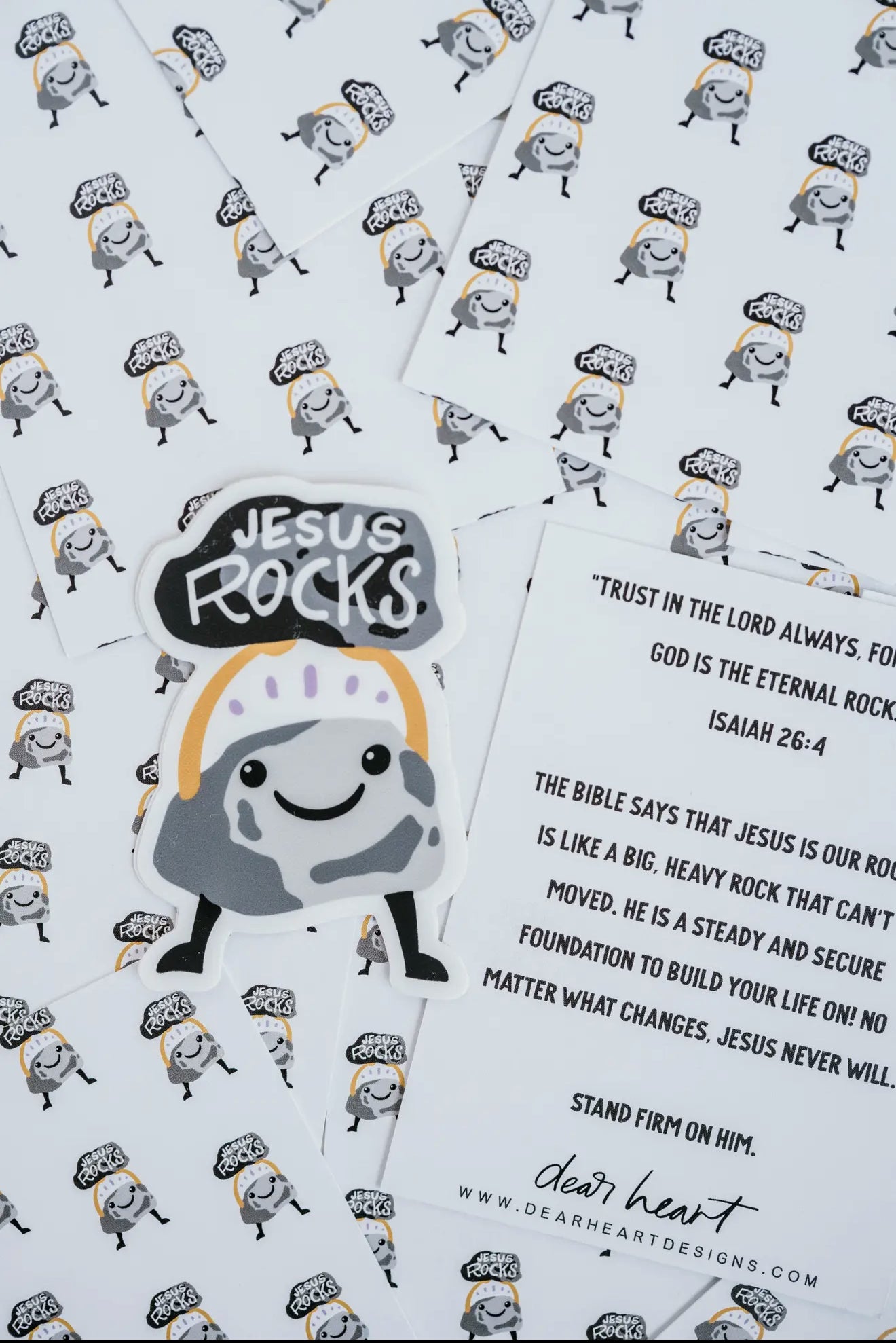 JESUS ROCKS - VINYL STICKER