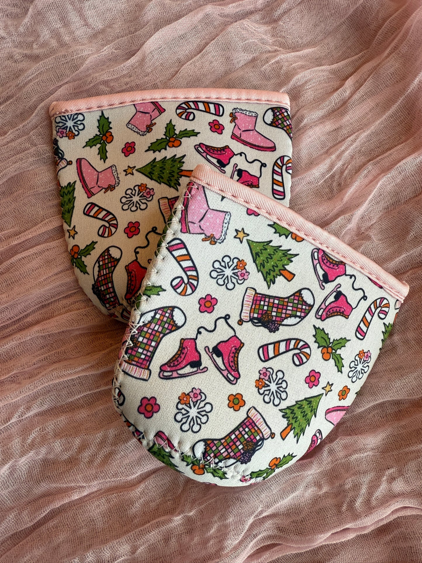 PINK CHRISTMAS - DRINK SLEEVE