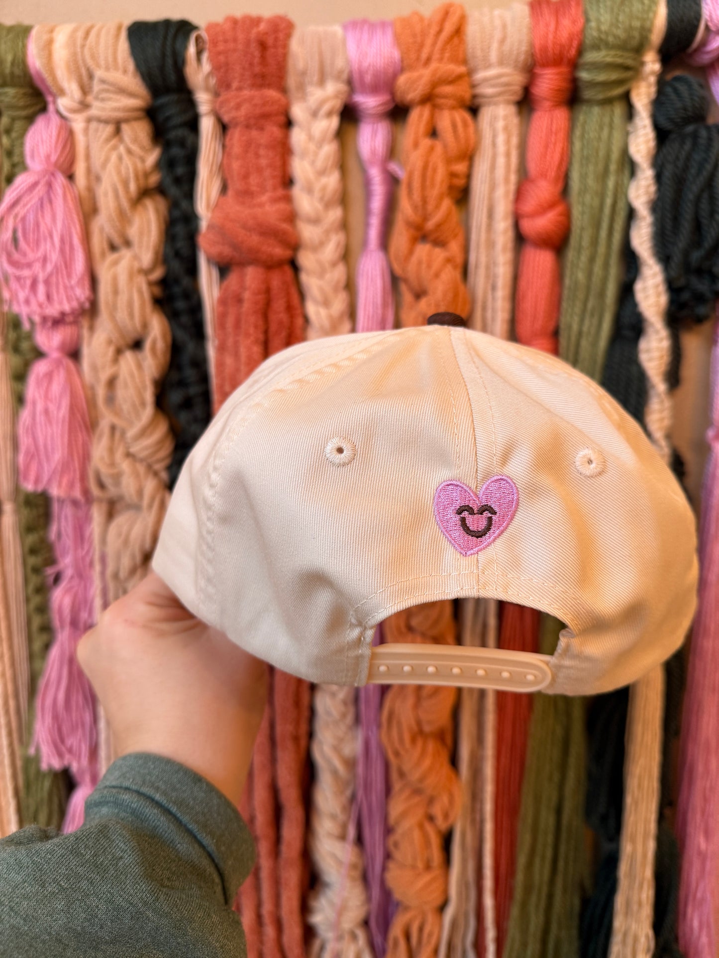 BUBBLEGUM BEAU & CO. - EMBROIDERED CANVAS HAT