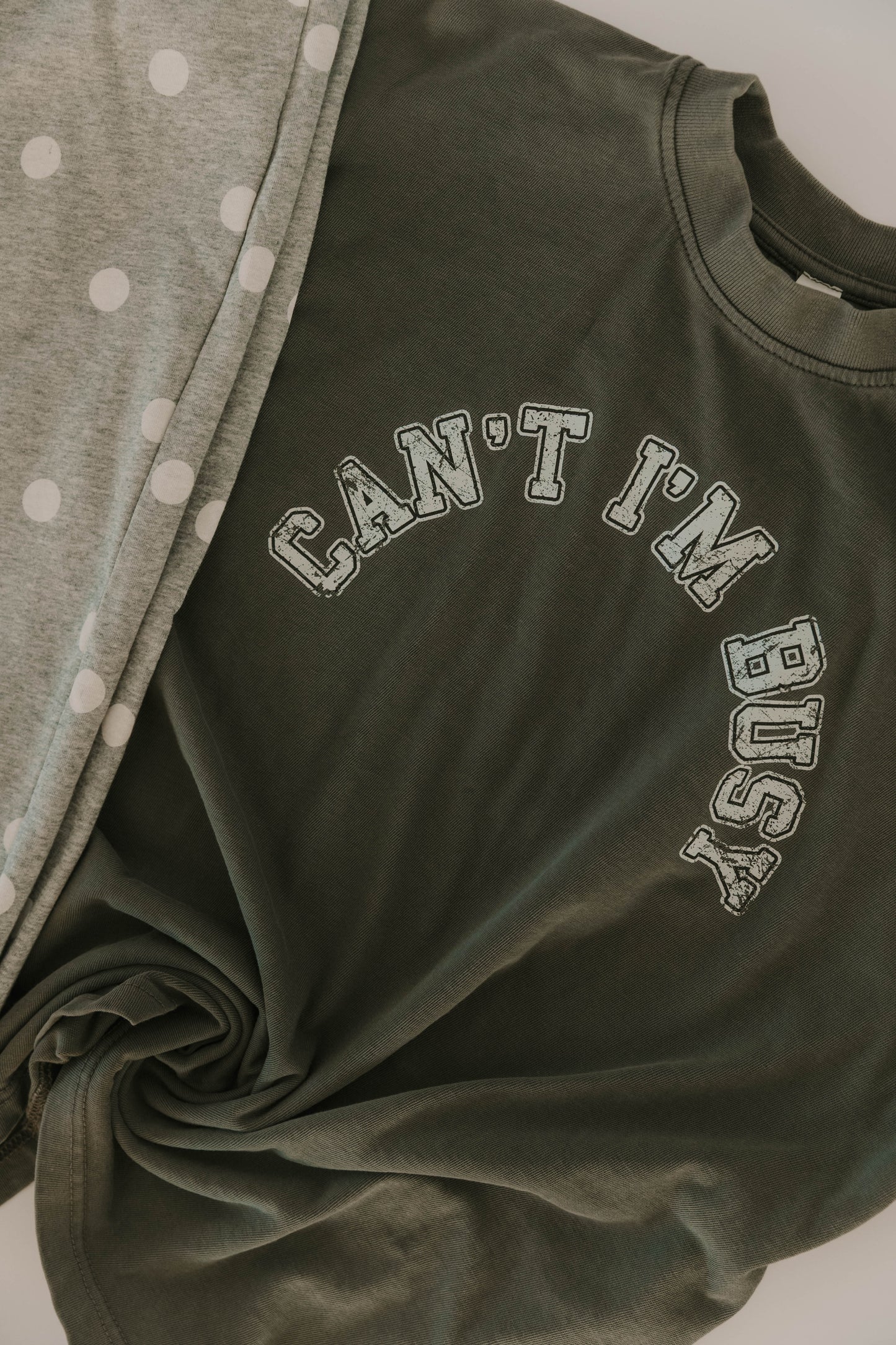 CAN'T I'M BUSY - PREMIUM TSHIRT