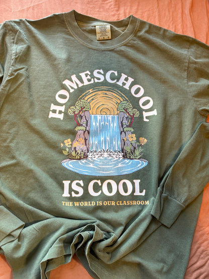 HOMESCHOOL IS COOL - LONG SLEEVE SHIRT